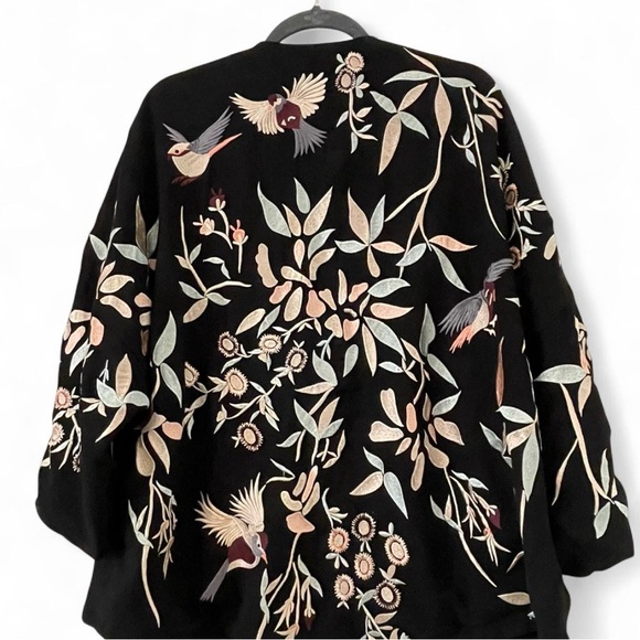 Zara Floral Embroidered Kimono - Picture 2 of 7